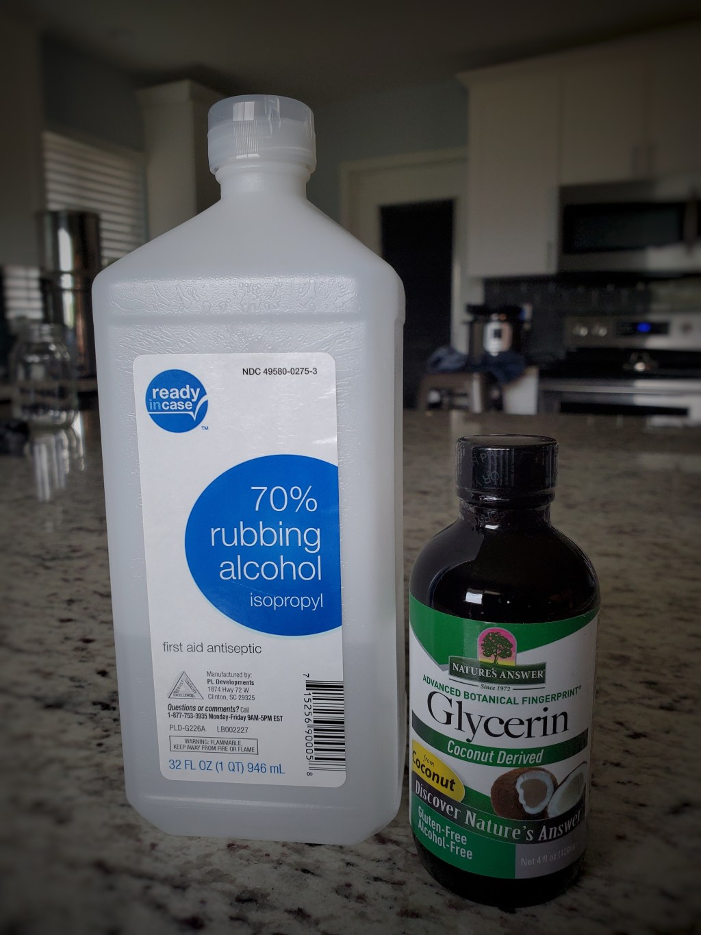 Two Ingredient Fragrance Free DIY Hand&nbsp;Sanitizer