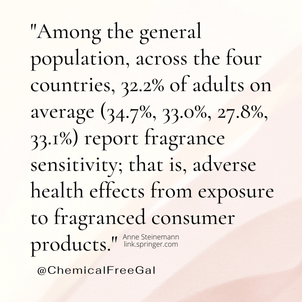 The fragranced products phenomenon: air quality and health, science and&nbsp;policy