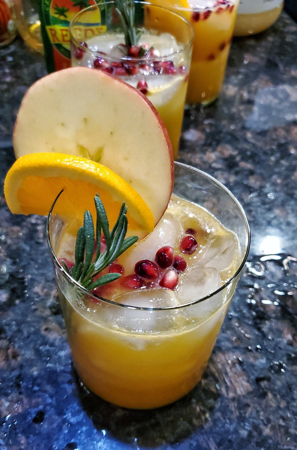 Spiced Fruity Festive Mocktail/Cocktail Recipe