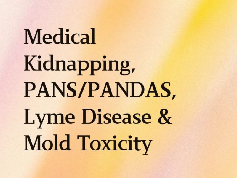 If your child has PANS/PANDAS, Lyme Disease, or Mold Toxicity you could be accused of Munchausen Syndrome by&nbsp;Proxy.